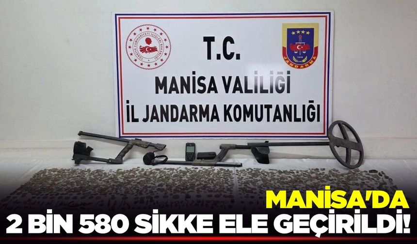 Manisa'da operasyon: 235 tarihi obje ele geçirildi