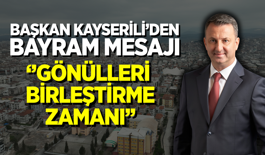 Akhisar Belediyesi'nden Bayram Mesajı
