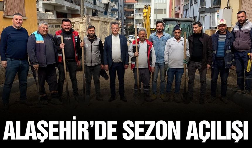Alaşehir'de yolların güveni ve konforunu artıracak çalışmalar başladı