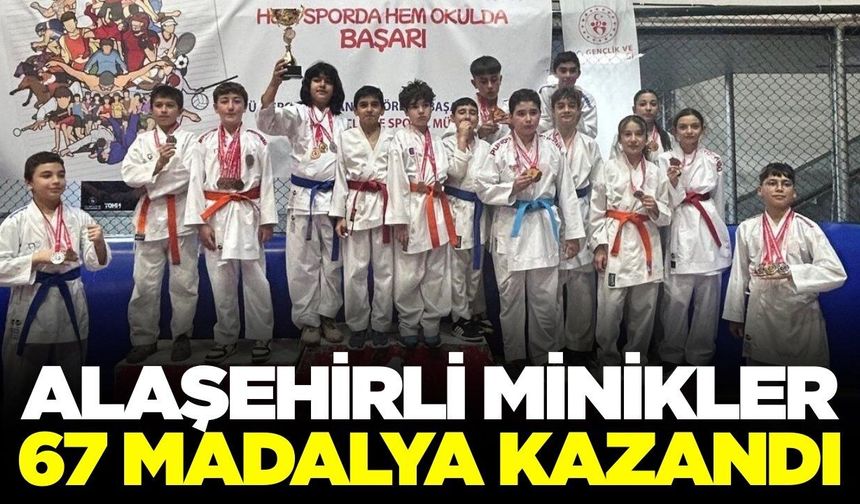 Alaşehirli karatecilerden Manisa’da madalya yağmuru