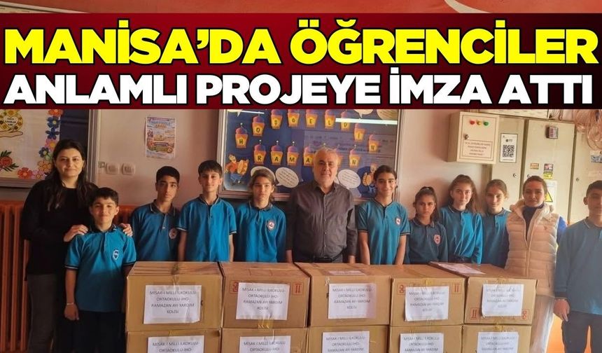 Manisa'da öğrencilerden dayanışma örneği!