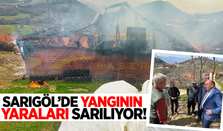 Başkan Akdeniz'den yangın mağduru aileye ziyaret!