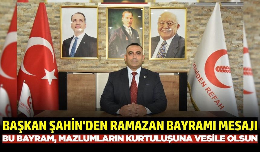 İbrahim Şahin'den duygu dolu Ramazan Bayramı mesajı!