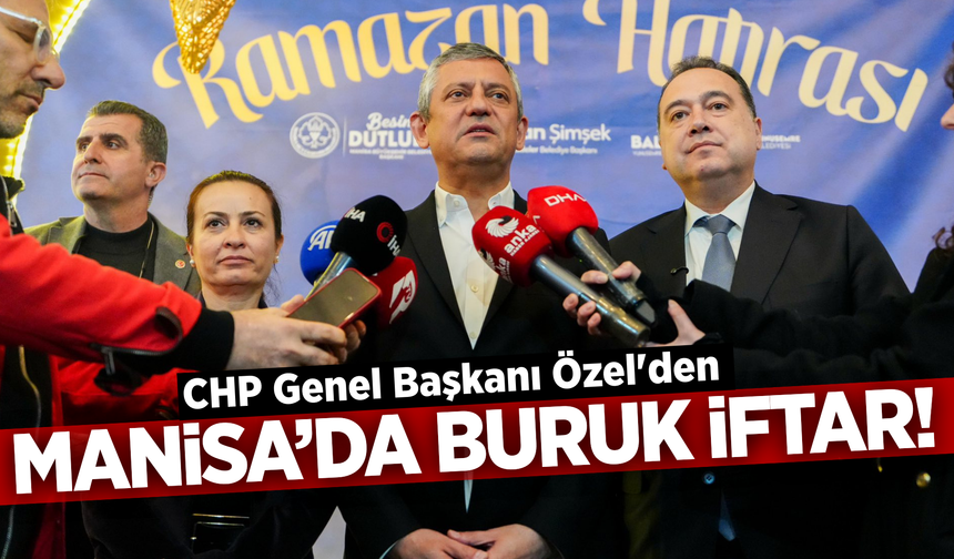 Özgür Özel; "İçimiz Yanıyor, Yüreğimiz Buruk"