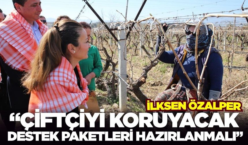 Başkan Özalper, “Savaşın faturası çiftçiye kesilmesin"