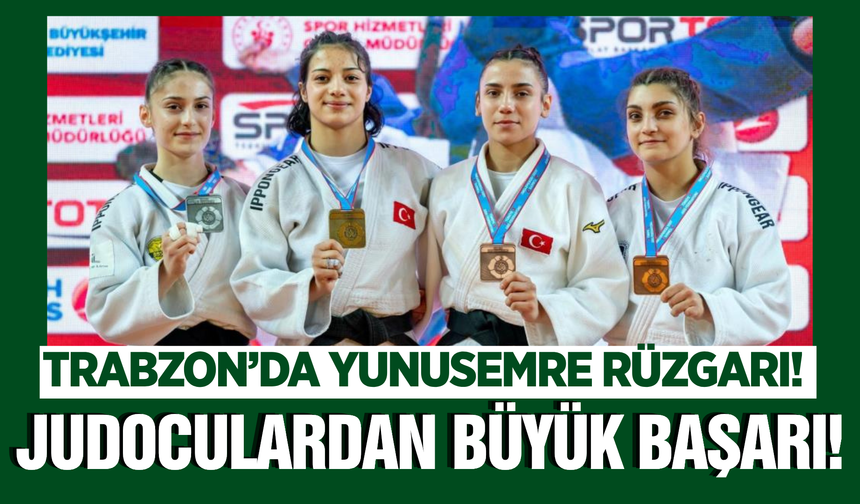 Yunusemreli judocular şampiyonaya damga vurdu