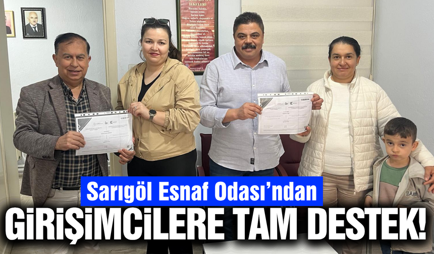 Sarıgöl Esnaf Odası'nın ücretsiz kursları meyvelerini veriyor!