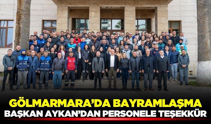 Başkan Cem Aykan’dan belediye personeline teşekkür