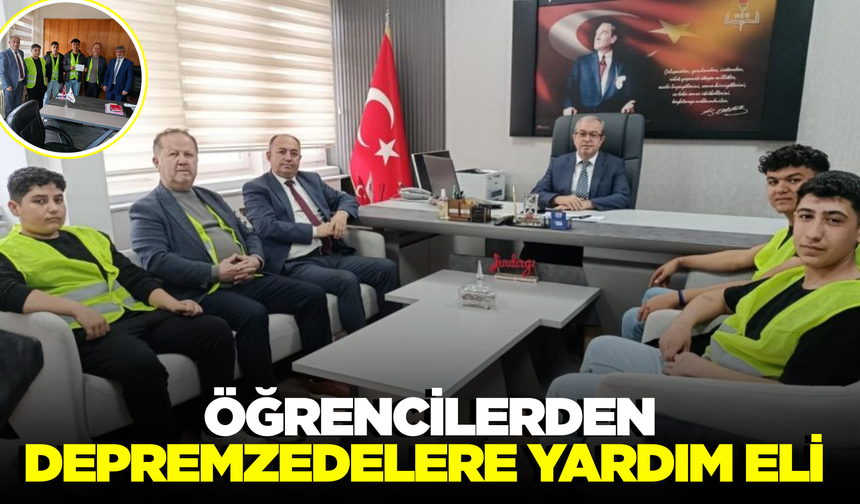Gördesli Öğrencilerden Depremzedelere Yardım