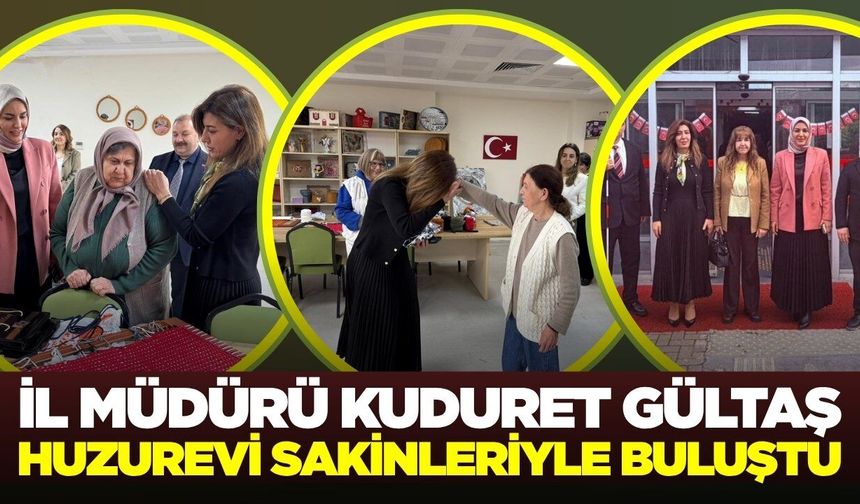 Kuduret Gültaş'tan Salihli Huzurevi Müdürlüğü’ne ziyaret