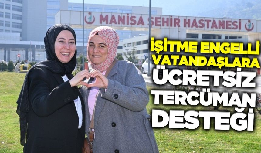 Büyükşehir’den işitme engelli anne adayına destek