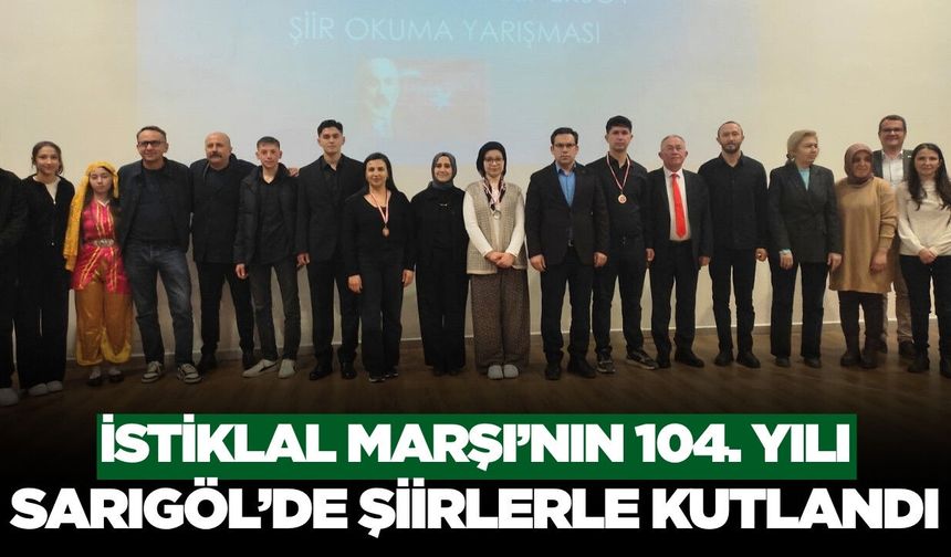 Sarıgöl'de öğrencilerden duygu dolu şiirler