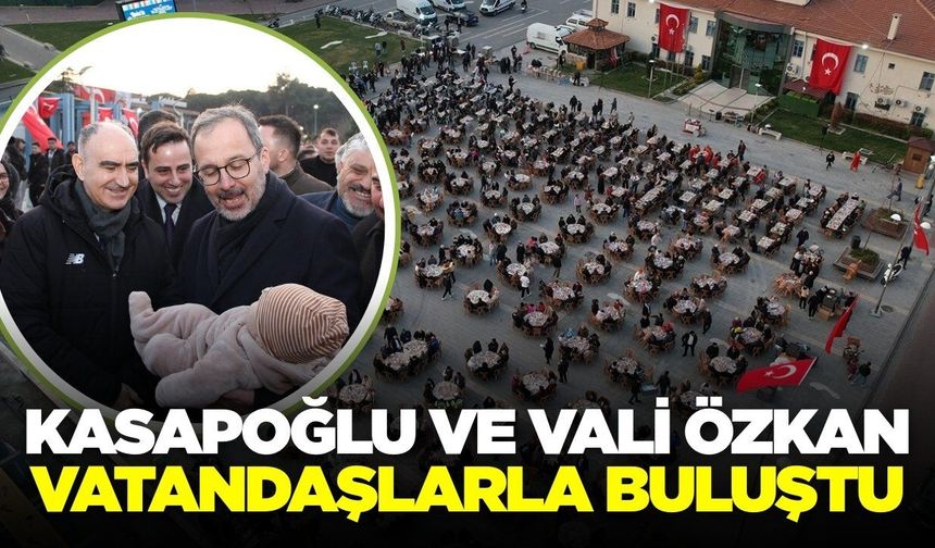 Vali Özkan vatandaşlarla iftarda buluştu