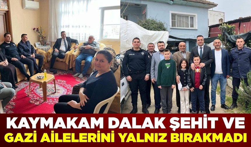 Sarıgöl Kaymakamı Halil Dalak'tan Bayram ziyareti!