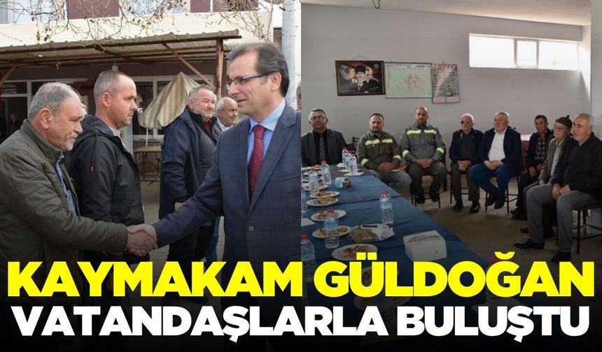 Kaymakam Güldoğan'dan sorunlara yakın takip