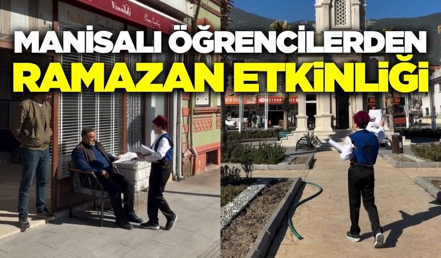Kırkağaç'ta eski Ramazanlar yeniden yaşatıldı