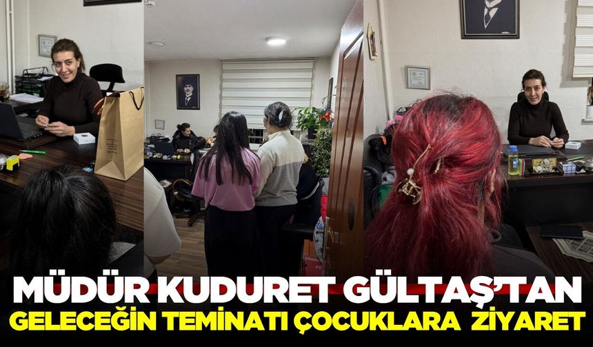 Kuduret Gültaş’tan ihtisaslaştırılmış çocuk evleri sitesi’ne ziyaret
