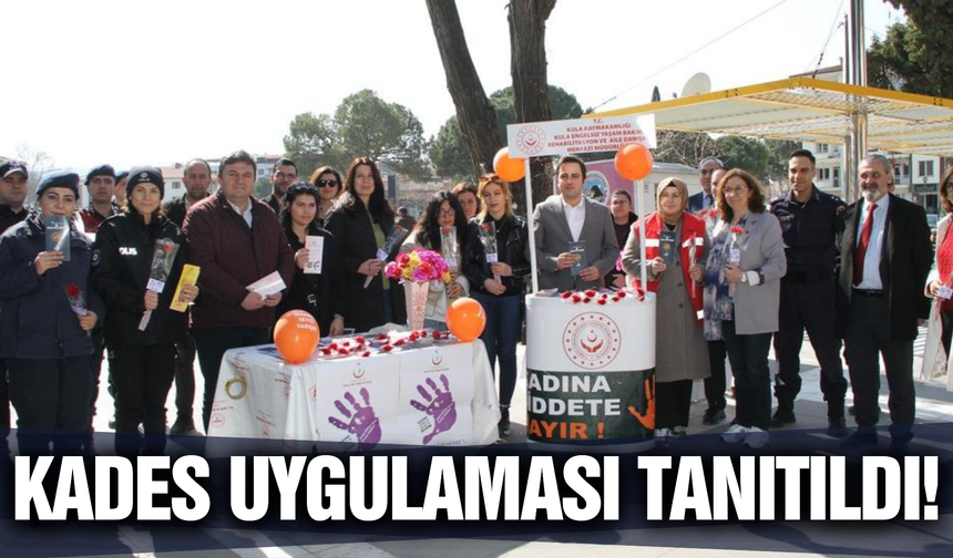 Kula’da "Kadına Şiddete Hayır" Farkındalık Standı