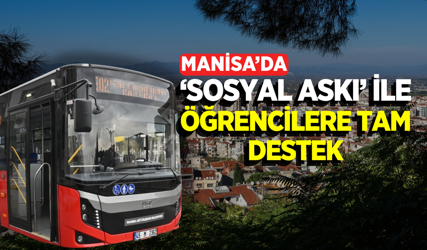 Manisa'da Öğrencilere Büyük Destek!