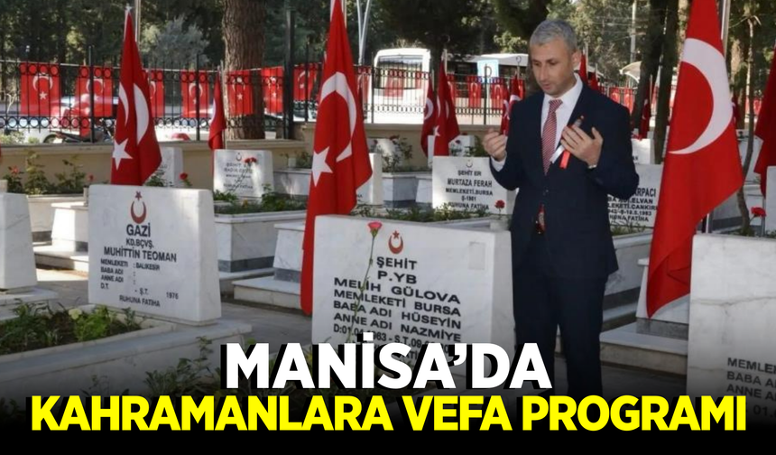 Manisa'da 18 Mart Anma Programı