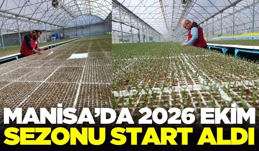 Manisa'da 5 Milyon tohum toprakla buluştu