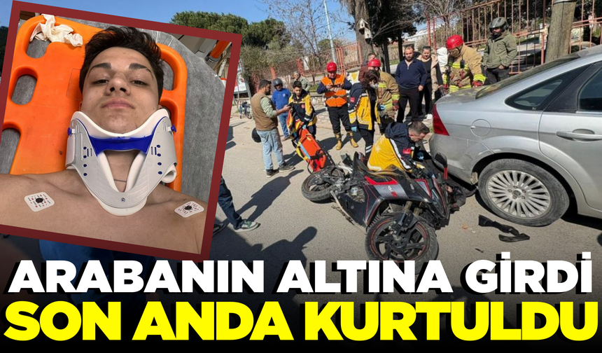 Manisa'daki Feci Kazada Mucize Kurtuluş