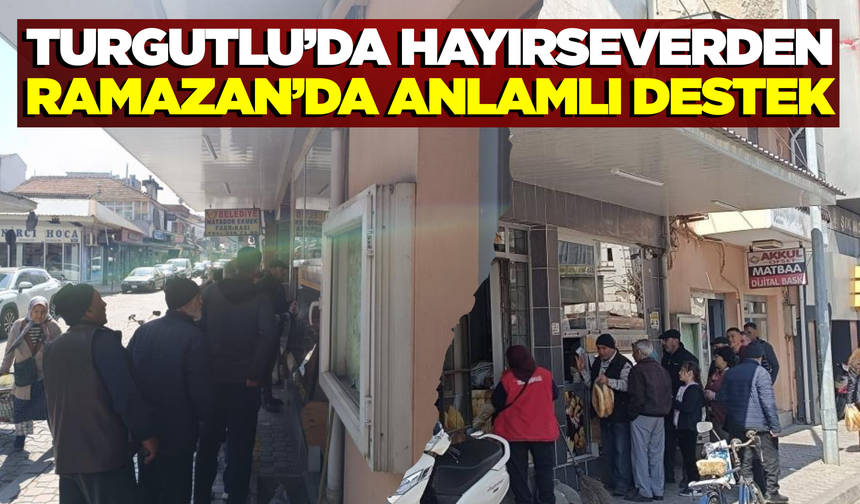 Manisa'da Hayırseverden Kadir Gecesi'nde Anlamlı Destek