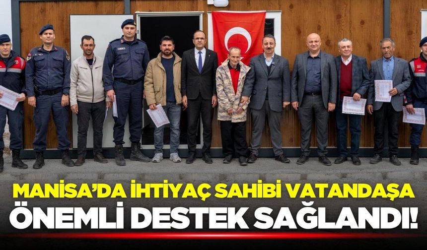 Manisa'da bir vatandaş daha yuvasına kavuştu!