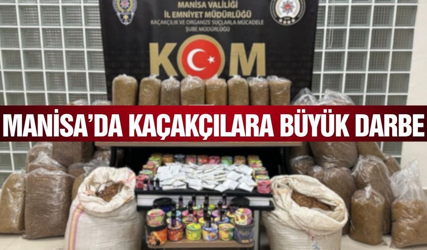 Manisa’da kaçakçılığa geçit yok: Şubat ayında 36 gözaltı 2 tutuklama