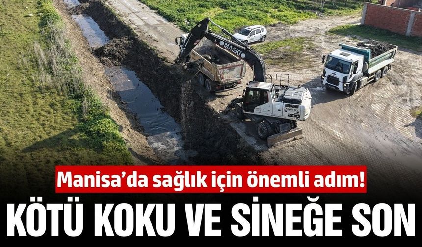 Manisa'da koku ve sinek sorunu son buluyor