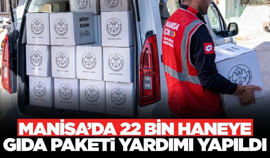 Manisa’da Ramazan dayanışması sürüyor