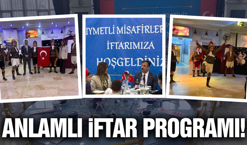 Manisa’da Ramazan sofrasında gönüller birleşti