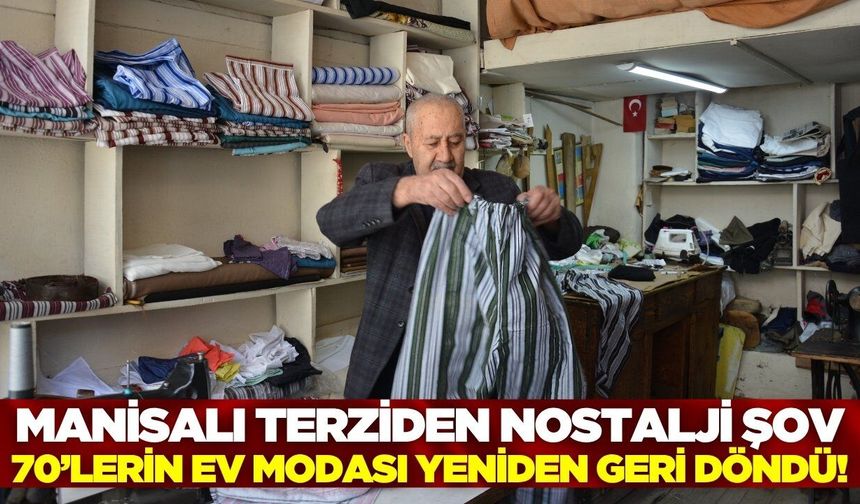 Manisa'da 12 metrekarelik dükkanda, yarım asrı aşkın nostalji