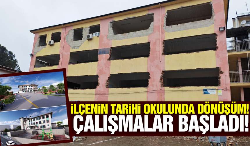Manisa'nın ilçesine modern okul hamlesi!