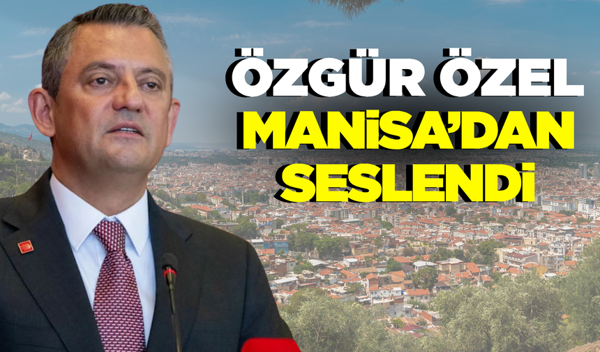 Özgür Özel Manisa'da Bayram Namazı Sonrası Konuştu