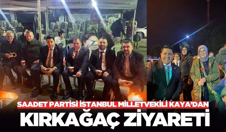 Bülent Kaya'dan Soma ve Kırkağaç ziyareti!