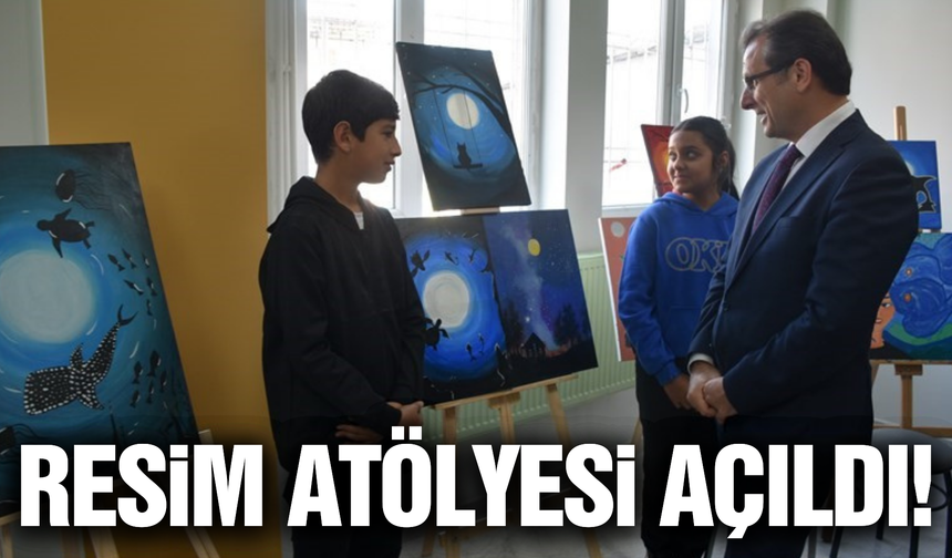 Salihli'de eğitimde sanat rüzgarı: Resim atölyesi açıldı!