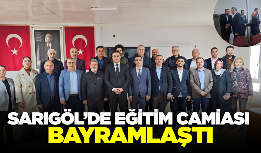 Sarıgöl Eğitim Camiasının Bayramlaşma Töreni