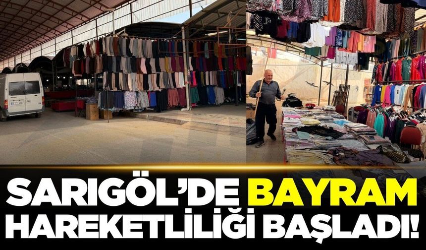 Sarıgöl'de Bayram Pazarı bugün ve yarın açık olacak
