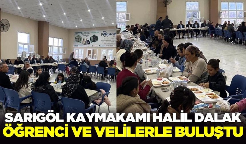 Kaymakam Halil Dalak, Özpınar Mahallesi’nde iftar yaptı!