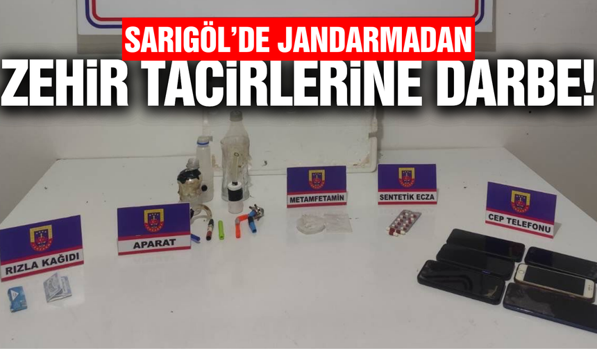 Sarıgöl'de jandarmadan uyuşturucu operasyonu: 1 tutuklama!