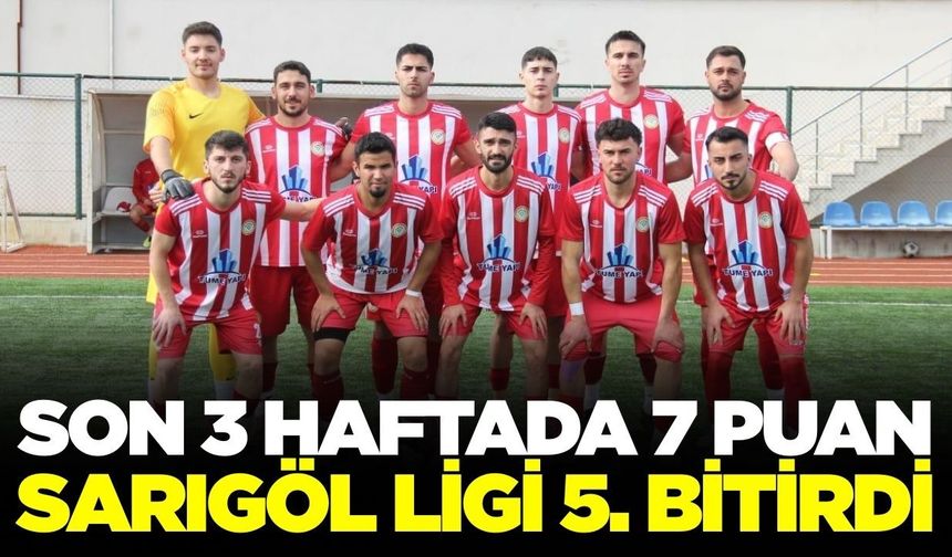 Sarıgöllü gençler ligi 5. sırada bitirdi