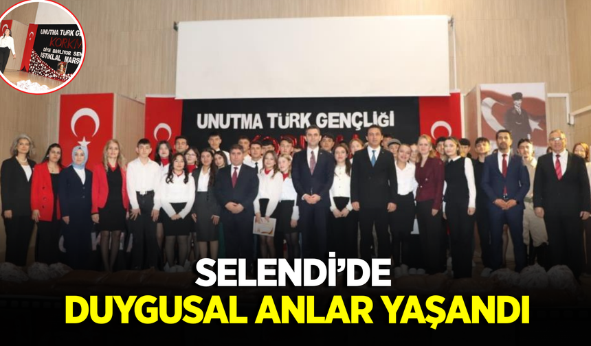 Selendi'deki Anma Programında Duygusal Anlar Yaşandı