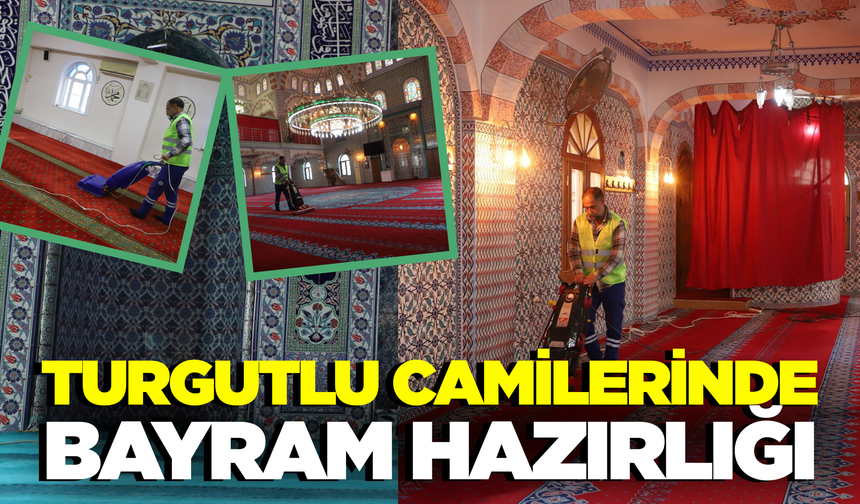 Turgutlu Belediyesi'nden Camilerde Bayram Temizliği