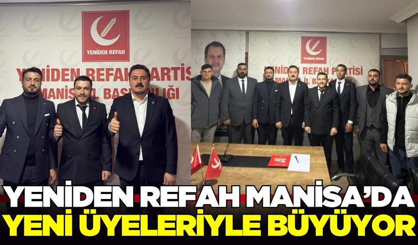 Genel Başkan Manisa'da onlarca kişiye rozet taktı