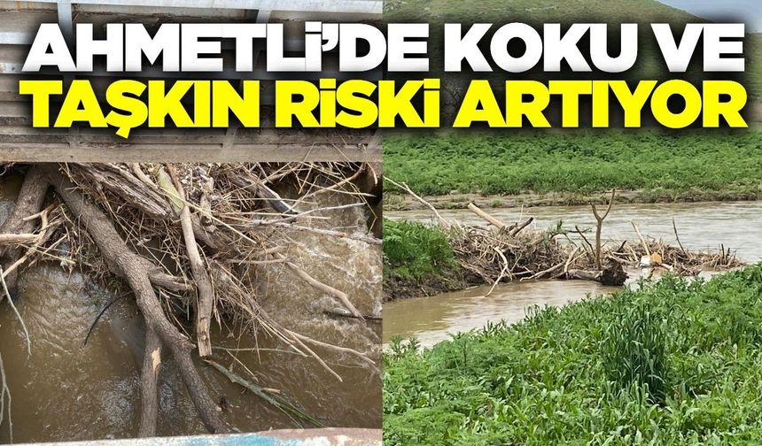 Ahmetli’de Gediz’e giden hat tehlikede