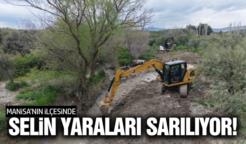 Akhisar’da dere hattı temizleniyor