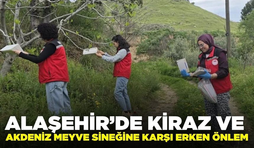 Alaşehir'de erken uyarı sistemi devrede