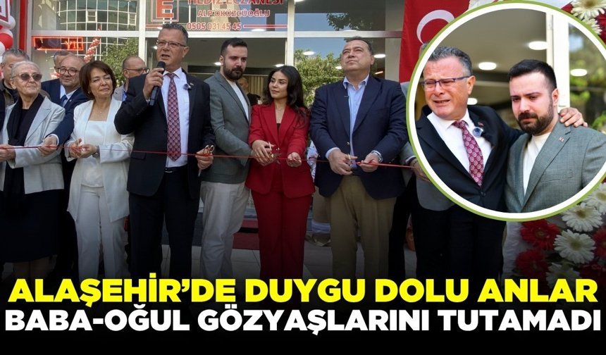 Alaşehir'de duygu dolu açılış: Başkan Öküzcüoğlu gözyaşlarını tutamadı