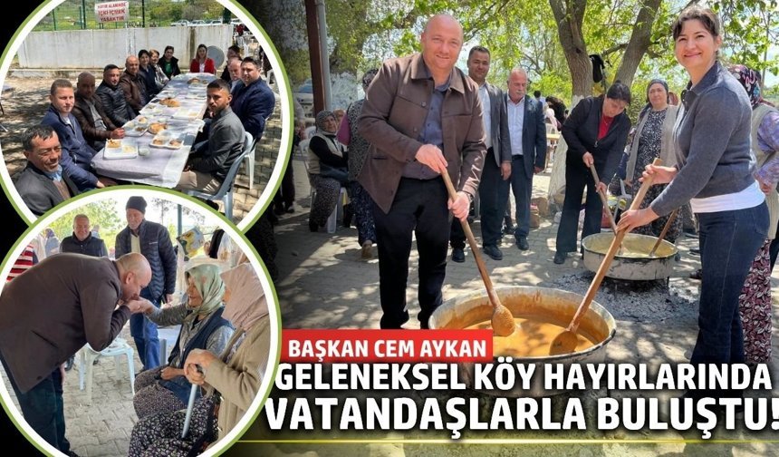 Manisa'da gönül sofrası: Başkan Aykan hemşehrileriyle buluştu